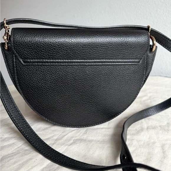 CHRISTIAN LOUBOUTIN By My Side Black Leather Shouder Bag - Picture 16 of 16